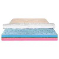 Saltea de pat Ortopedica pentru copii, 80x200 - Latex, Cocos, Husa Bumbac, Econatura