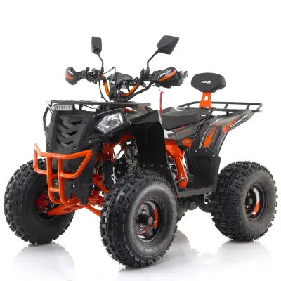 ATV Asix Comander 125cc, roti 8 , 1+1 viteze, culoare negru portocaliu