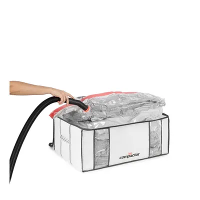 Cutie de depozitare pentru haine din material textil cu vacuum/cu pereți întăriți 65x45x27 cm Life – Compactor