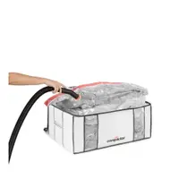 Cutie de depozitare pentru haine din material textil cu vacuum/cu pereți întăriți 65x45x27 cm Life – Compactor