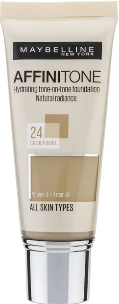 Maybelline fond de ten Affinitone, 24 Golden Beige, 30 ml
