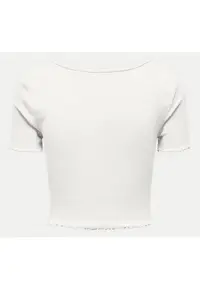 Tricou dama 15311919 - Bumbac organic - Alb - Alb