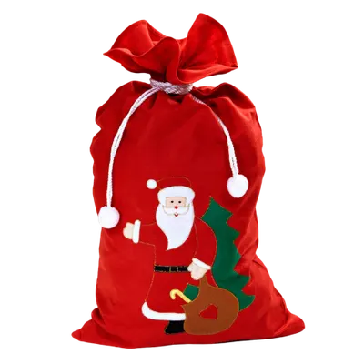 Sac mos craciun 60x100 cm
