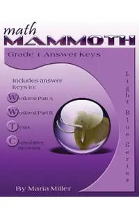 Math Mammoth Grade 1 Answer Keys