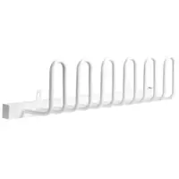 HOMCOM Uscător de încălțăminte, electric, temperatură până la 55° C, montare pe perete, oțel, alb, 76 x 13 x 17cm | Aosom Romania