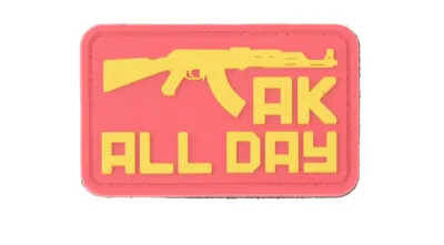 Patch AK ALL DAY velcro PVC - Default Title