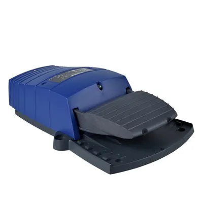 Intreruptor Pedala Simplu - Ip66 - Fara Capac - Plastic - Albastru - 2Ni + 2Nd