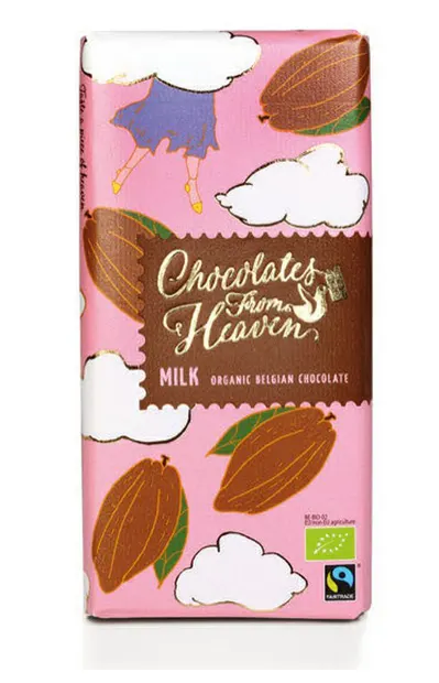 Ciocolata cu lapte - Chocolates from Heaven - Bio