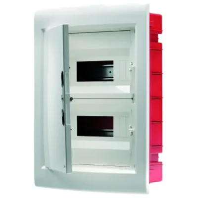 Tablou Electric - Panel With Window and Extractable Frame - Blank Door - Terminal Block N (3x16)+(11x10) E (3x16)+(11x10) - 24m (12x2) Ip40