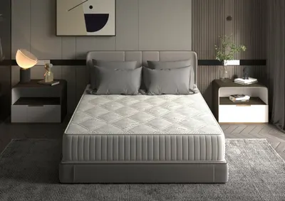 Saltea cu memorie Somnart Silver Relax 120 x 200 x 24 cm cu husa tricot silver