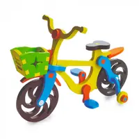 Piese din Lemn pentru Asamblare - 32 piese - Bicicleta - Nurio
