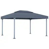 Gossi pavilion, antracit, 400 x 300 cm, aluminiu