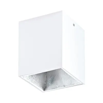 Polasso square 3,3W 3000K white silver IP20