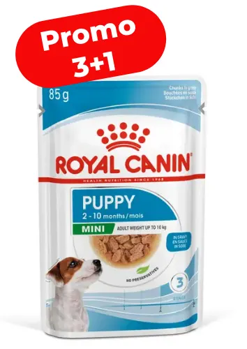 Royal Canin Plic Mini Puppy 85 g Promo 3+1