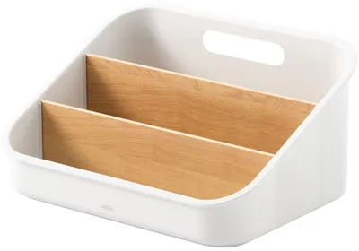 Organizator Umbra - Bellwood Packet, 26 x 20 x 13 cm, alb-natural