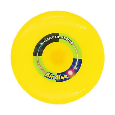 Disc zburator frisbee galben 25cm cu led