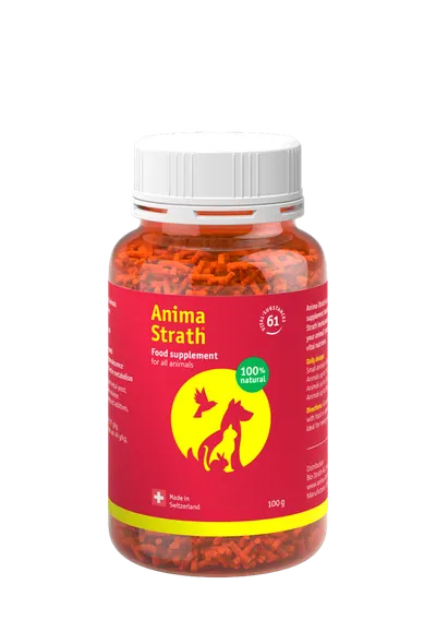 Nutraceutic natural pentru toate animalele Anima-Strath, Granule, 100 g