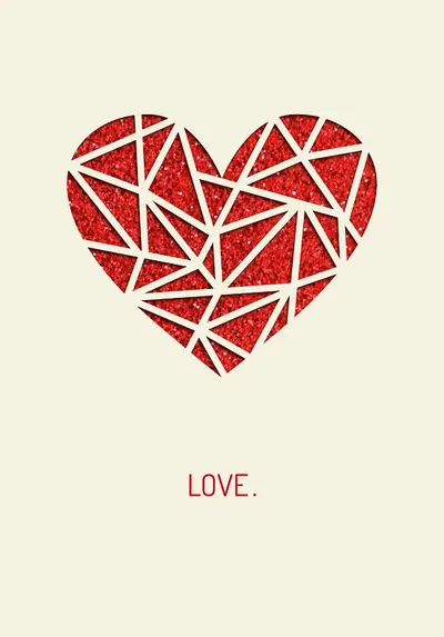 Felicitare Gespaensterwald Paper Deluxe - Love