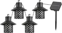 Lampa solara LED Rabalux - Ximpu 77003, IP 44, 0.1 W, DC 1.2 V, 5 lm, 2700 k, negru