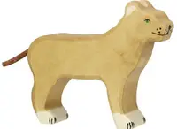 Figurină din lemn Holztiger - Lioness