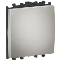 Intrerupator simplu 2 module Schneider Easy Styl LMR0200004, argintiu