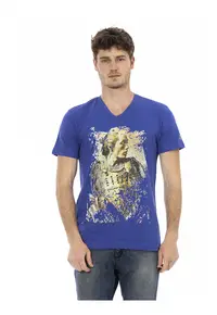 Tricou regular-fit cu imprimeu - Albastru royal