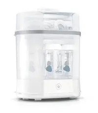 Sterilizator electric cu aburi Chicco 3 in 1 Steril Natural, 0luni+