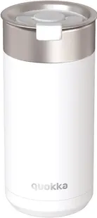 Cană termică Quokka Boost - White, 400 ml