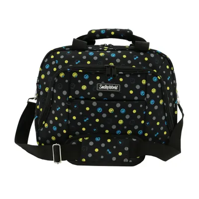 Geanta avion Lamonza Smiley Face Be Happy 36x29x14 cm, 0.48 kg