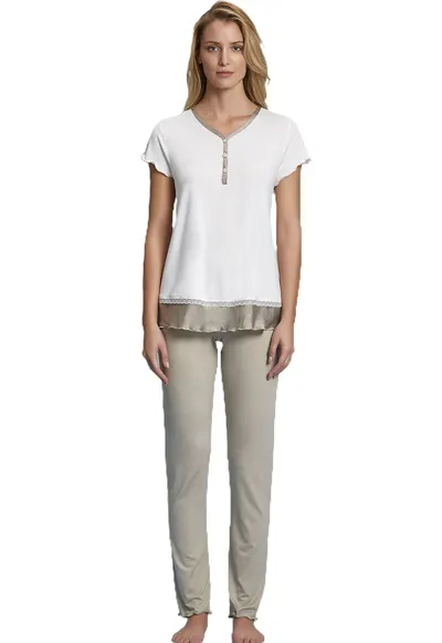 Pijamale cu maneci scurte dama model 7405