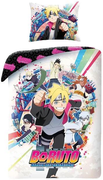 Set lenjerie de pat copii Halantex - Boruto Next Generation