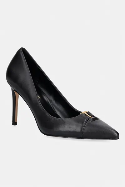 Twinset pantofi cu toc stiletto din piele