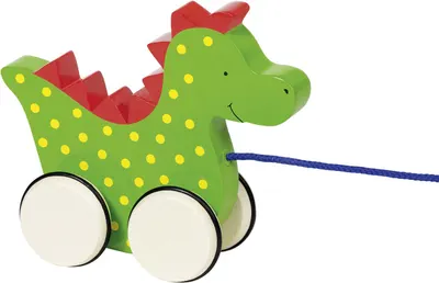 Jucarie din lemn de tras Goki - Dragon