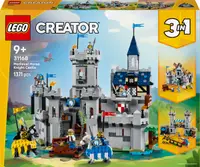 Constructor LEGO Creator 3 în 1 - Castelul medieval al cavalerului călare (31168)