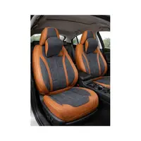 Huse scaune auto universale fractionate Premium 9D fata si spate maro gri antracit Cod: HNG1407-1