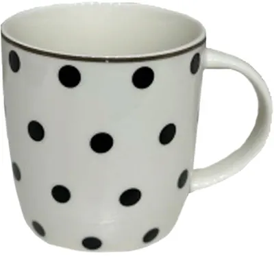 Ceaşcă Maison - Jolie Rombus, New Bone China, pe puncte, 350 ml