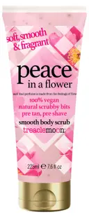 Scrub pentru corp Treaclemoon Peace in a Flower, 225 ml