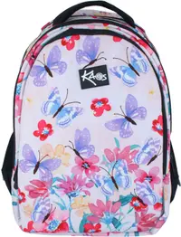 Ghiozdan școlar Kaos 2 în 1 - Spring Garden, cu 4 compartimente