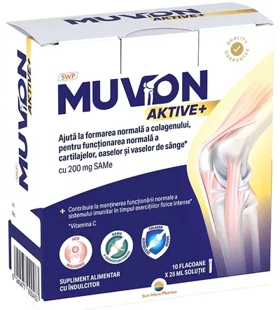 Muvon Aktive Plus, 10 x 25 ml, Sun Wave Pharma