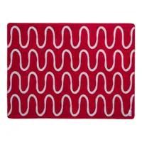 Pătură roșie 150x200 cm Swirl – noo.ma