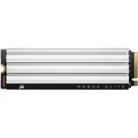 SSD Corsair MP600 Elite Heatsink, 2TB, PCIe 4.0 x4 M.2 2280, Optimizat pentru PlayStation 5 (Alb)