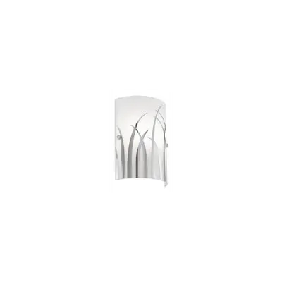 Lampa perete RIVATO alb, chrome 220-240V,50/60Hz IP20