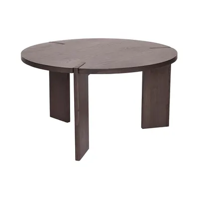 Măsuță de cafea în culoare naturală închisă rotundă din lemn de frasin ø 65 cm Oy – OYOY Living Design