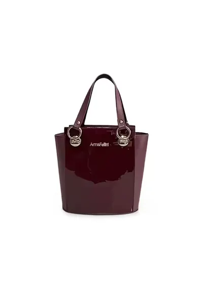 Geanta Elisabeth Lac 8 Dama Piele naturala - napa-bordo