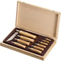 Set de 10 cuțite Opinel Inox - № 2-12, fag