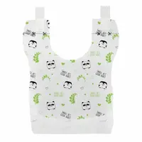 Bavete de unica folosinta, Chicco, Ecologice 100% compostabile, Cu buzunar colector, Prindere cu benzi adezive, 36 buc, 6 luni+, Multicolor