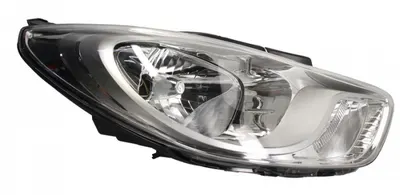 Far Dreapta (H4, electric, cu motor, culoare insert: cromat, culoare semnalizator: transparent) potrivit HYUNDAI I10 I