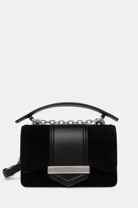 Karl Lagerfeld geantă crossbody pentru femei din piele întoarsă K/NOVA