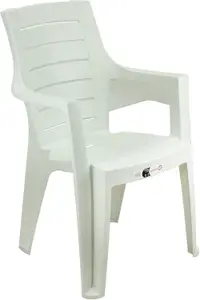 Scaun cu cotiere Horecano - Elegance Wood, alb