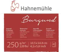 Hârtie Hahnemuhle - Burgundia, presată la rece, 20 de coli